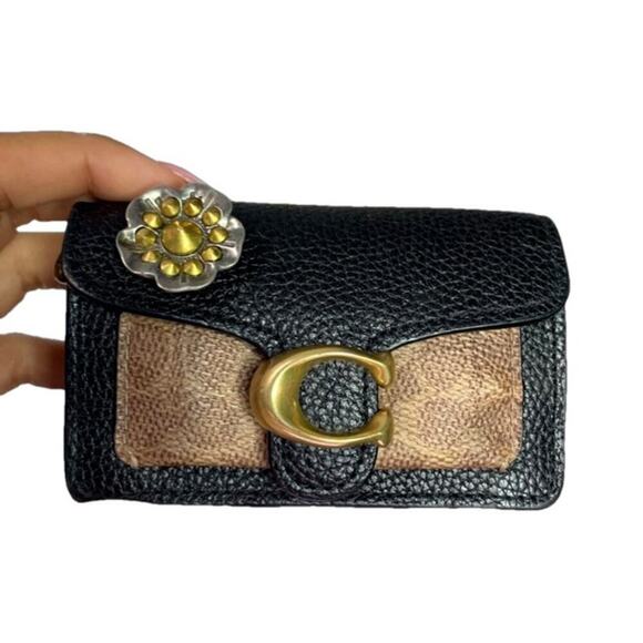 COACH Tabby Charm with Addition flower added - Picture 6 of 11